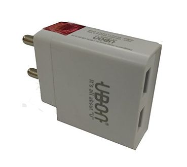UBON 2.1A Double USB Fast Charger With Data Cable