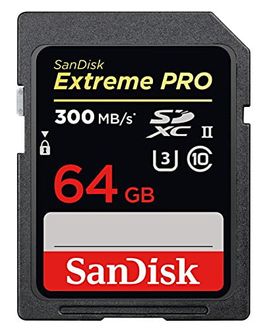 Sandisk Extreme Pro SDXC UHS II 64GB 300Mb/s Class 10 Memory Card
