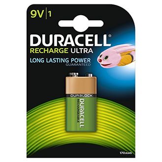 Duracell HR9V 9V 170mAh Rechargeable Batterie