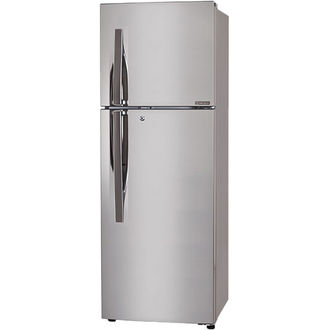 LG GL-F282RPZY 255 L 3 Star Inverter Frost Free Double Door Refrigerator (Shiny Steel)