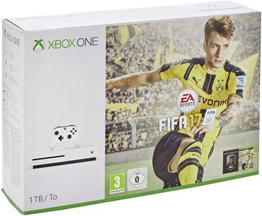 Microsoft Xbox One S 1TB Gaming Console (With FIFA 17 Bundle)