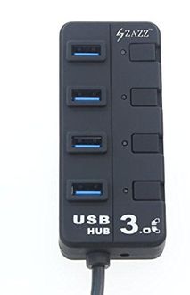 Zazz ZUH1027 USB 4 Port USB Hub