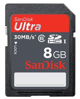 Sandisk Ultra SDHC 8 GB 30MB/S Class 6 Memory Card
