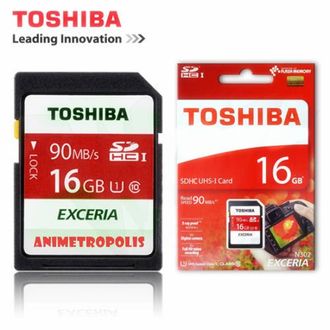 Toshiba Exceria THN-N302R0160A4  16GB SDHC UHS-1 90Mb/s Memory Card
