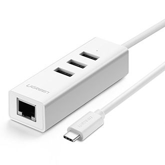 UGREEN (20792) 3 Port USB Hub (With Ethernet Port)