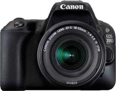 Canon EOS 200D DSLR (With EF-S 18-55mm f4 IS STM Lens)