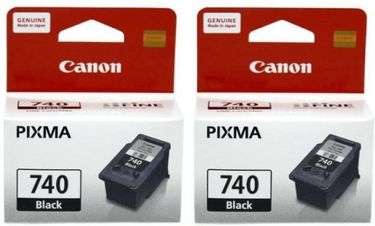 Canon Pixma 740 Black Ink Cartridge (Twin Pack)