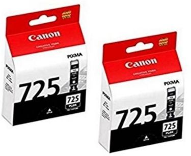 Canon Pixma 725 Black Ink Cartridge (Twin Pack)