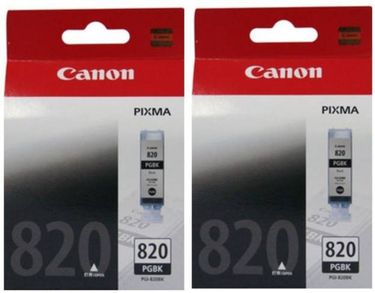 Canon Pixma 820 Black Ink Cartridge (Twin Pack)