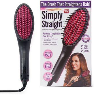 IBS Simply Straight Fast Ceramic Brush with Lcd Display SKT091-941 Hair Straightener