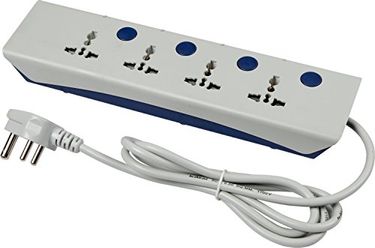 Havells Royal Star 4 Socket 2 Meter Spike Surge Protector With Individual Switch