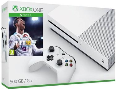 Microsoft Xbox One S Console 500GB Gaming Console (With Fifa 18)