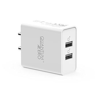 QuantumZero QZ-WC17 4.8A Dual USB Wall Charger