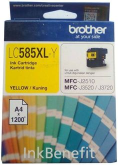 Brother LC585 XL- Y Yellow Ink Cartridge