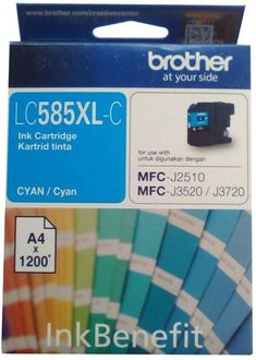 Brother LC585 XL- C Cyan ink Cartridge