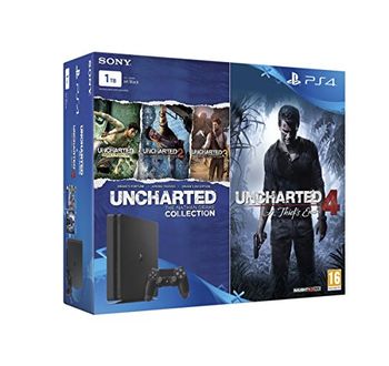 Sony PS4 Slim 1TB Ultimate Player Edition (With Uncharted 4 & Uncharted Collection& The Nathan Drake Collection)