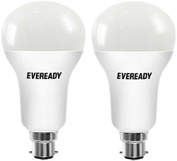 Eveready 18W B22 1800L 6500K LED Bulb (White,Pack of 2)