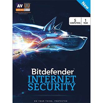 Bitdefender Internet Security 2017 5 PC 1 Year Antivirus (Voucher)