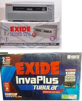 Exide 1050VA Sine Wave Inverter With Invaplus IPT-1500 150AH Tubular Battery