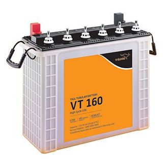 V-Guard VT160 150AH Tall Tubular Inverter Battery