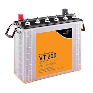 V-Guard VT200 200AH Tall Tubular Inverter Battery