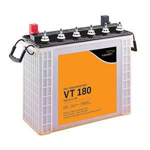 V-Guard VT180 180AH Tall Tubular Inverter Battery