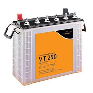 V-Guard VT250 230AH Tall Tubular Inverter Battery