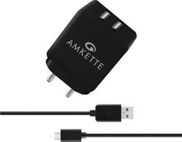 Amkette Power Pro 3.4A Dual Port Wall Charger