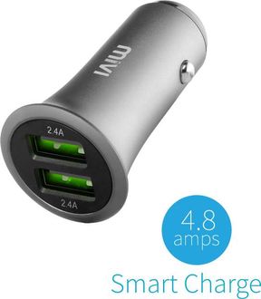 Mivi 2.4A Turbo Car Charger
