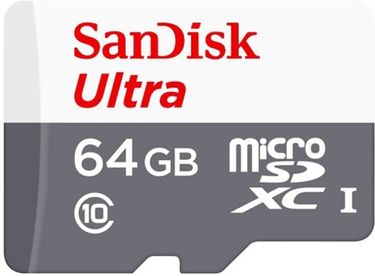 SanDisk Ultra 64GB MicroSDXC Class 10 UHS-1 (48MB/s) Memory Card
