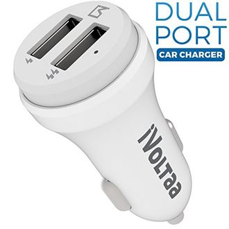 iVoltaa P24 2.4A Dual Port USB Car Charger