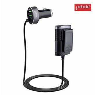 Pebble PCC41 4 Port USB Car Charger