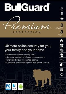 Bullguard Premium Protection 3 PC 3 Year Antivirus (Key Only)