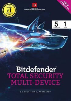 Bitdefender Total Security Multi Device 2019 5 PC 1 Year