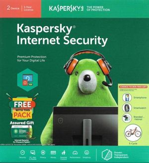 Kaspersky Internet Security 2019 2 PC 1 Year (Key Only)