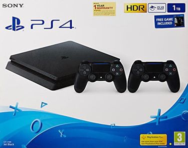 Sony PS4 Slim 1TB Gaming Console (The Lost Of Us and DS4)