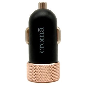 Croma Quick Charge 3.0 Car Charger (Gold)