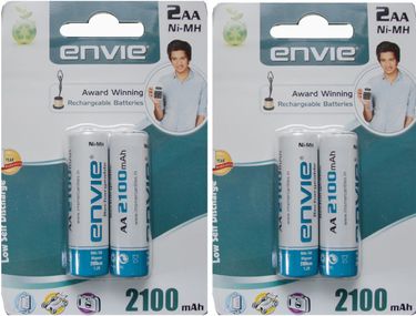 Envie AA 2100 4PL Rechargeable Battery