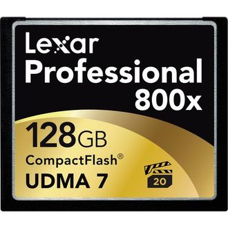 Lexar 128 GB Professional 800x Memory Card