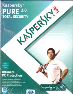 Kaspersky Pure 3.0 Total Security 2013 Antivirus - 5 PC 1 Year