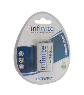 Envie 9V Infinite Rechargeable Battery