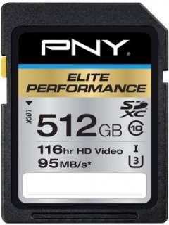 PNY P-SDX512U3H-GE 512GB Class 10 SD Memory Card