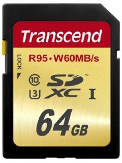 Transcend TS64GSDU3 64GB Class 10 SD Memory Card