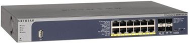Netgear Prosafe 12-Port Gigabit L2+ with POE+ GSM5212P Managed Network Switch